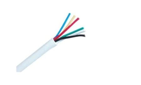 alarm cable 6 core White jacket  200m